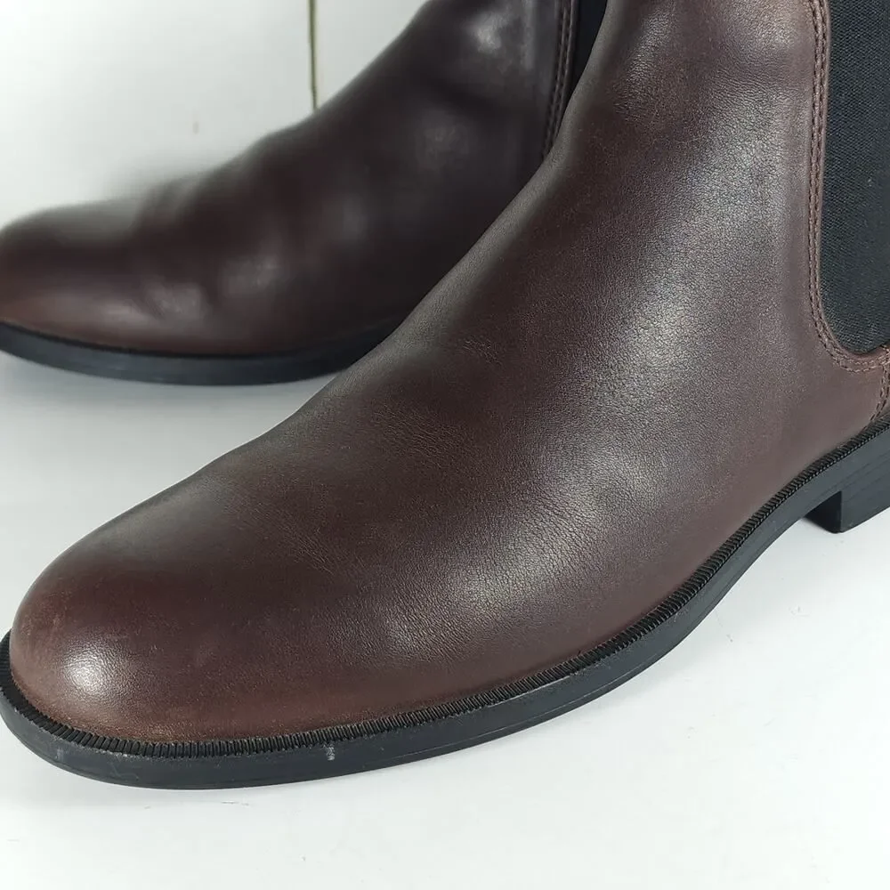Blundstone Men's 1900 AU8,5 US9,5 Chestnut Brown Leather Ankle Chelsea Boots